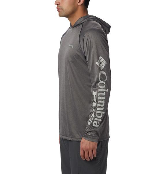 Columbia Terminal Tackl Hoodies Black Grey For Men's NZ95078 New Zealand